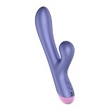 Сиреневый вибратор Romp Pulse с бесконтактной клиторальной стимуляцией - 22 см.